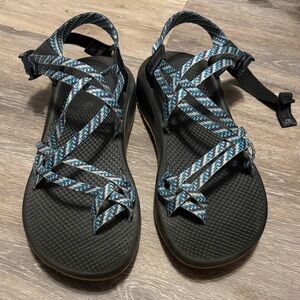 Chaco Brown and Black Sandals